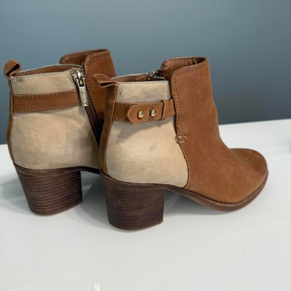 Sperry Leather & Suede Ankle Boots | Women's 6‎ | Block Heel Booties